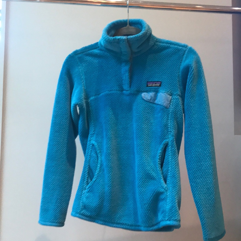 Blue Patagonia fleece
